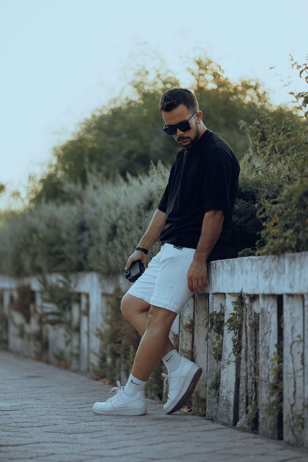 Black Relaxed-Fit T-Shirt
