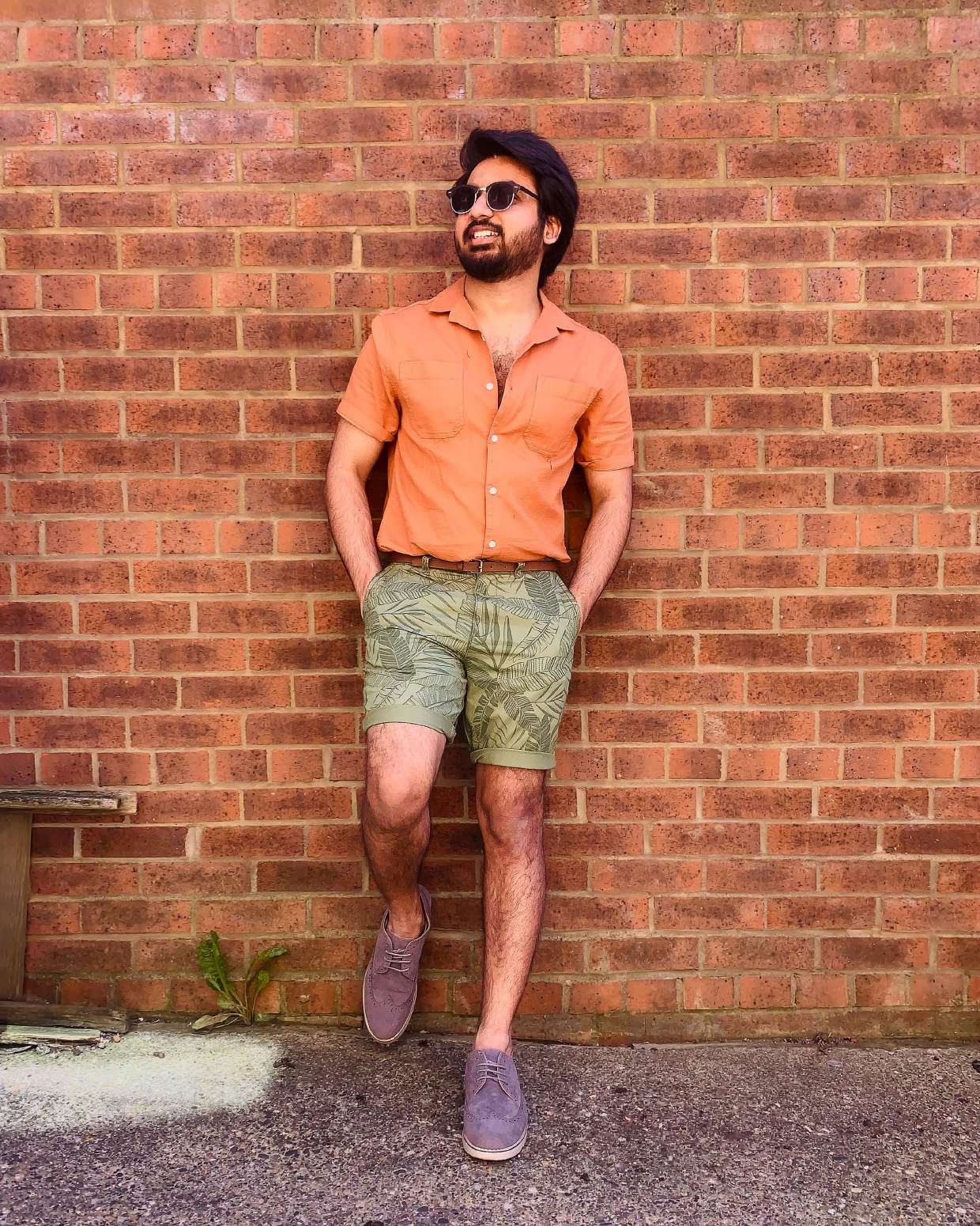 Orange Resort Short-Sleeve Shirt