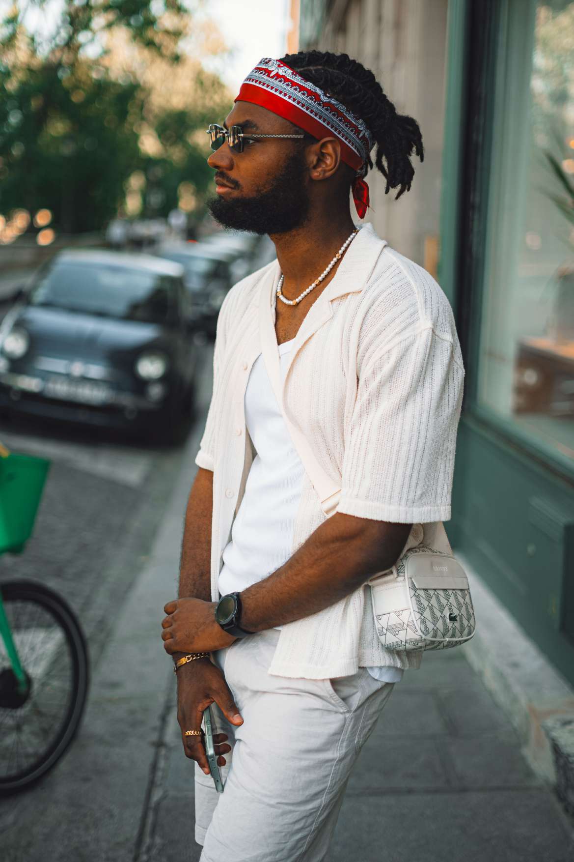 Textured Short-Sleeve Shirt