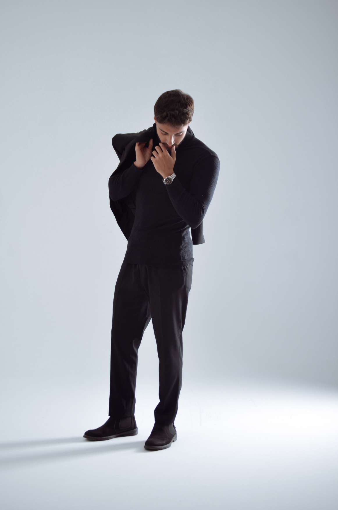 Black Turtleneck Sweater